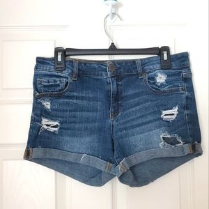 Dark Wash Jean Shorts